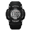 SYNOKE 9810 Multifunctional Luminous Waterproof Student Sports Watch(Black)