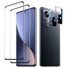 For Xiaomi 12X 2pcs 3D Edge Glue Tempered Glass Full Film with 2pcs Lens Film Set
