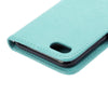For  iPhone 8 & 7  Pressed Flowers Horizontal Flip Leather Case with Holder & Card Slots & Wallet(Green)