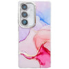 For Samsung Galaxy A25 5G Electroplated Marble Texture Phone Case(Red M7)