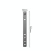 10pcs /Pack  125mm Silicone Cable Tie 4 Hole Wire Winder Fastener(Black)