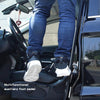 Multi-functional Car Door Sill Step Pedals Pads with Safety Hammer(Green)