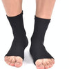 Foot Anti Fatigue Compression Foot Sleeve for Man and Women, Size:L/XL(Pure Black)