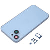 iPhone 14 Blue Back Cover with Frame & Keys