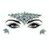 3 PCS  Forehead Green Masquerade Makeup Acrylic Face Sticker