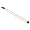 Resistive Capacitive Touch Screen Precision Touch Double Tip Stylus Pen(Silver)