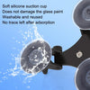 Car General Purpose Vehicle Bracket Suction Cup Fixed Glass Video Shooting Base, Shape: Suction Cup+PTZ+Gopro Screw