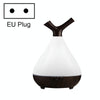 YCTA-008 Household Mute Small Wood Grain Colorful Light Aroma Diffuser Night Tree Air Humidifier, Product specifications: EU Plug(Deep Wood Grain)