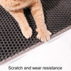 Double Layer Cat Litter Mat, 45x30cm, Grey, EVA, Waterproof