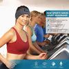 Sleep Bluetooth Bandana Headband Wireless Music Sport Headband Built-in Sleep Music Eye Mask(Sisal Gray)