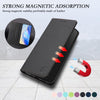 For Samsung Galaxy A32 4G RC01 Dual-Folded Magnetic Suction RFID Leather Phone Case(Black)