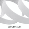 1 Pair Cycling Road Bike Sports Bicycle Cork Handlebar Tape Wrap + 2 Bar Plug(White)