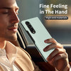 For Samsung Galaxy Z Fold4 Smart View Window Leather Phone Case with Card Slot(Green)