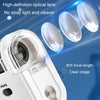 80X Children Mini Portable Microscope Student Antique Jewelry Identification Science Experiment Teaching Toy, Model: No Phone Clip