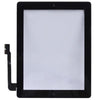 iPad 3 Touch Panel (Black) - Home Button, Flex Cable & Adhesive