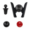 Universal Car Air Vent Mount Phone Holder Stand, Clip Width: 6-8.5cm, For iPhone, Galaxy, Sony, Lenovo, HTC, Huawei and other Smartphones (Black)