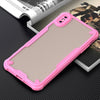 For iPhone XS Max Armor Glaze PC Hybrid TPU Phone Case(Pink)