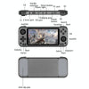 RG3566 Retro Handheld Game Console 5 Inch IPS Touch Screen Supports WiFi TV Output 16G+64G(Gem Blue)