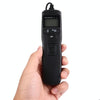 RST-7002 LCD Screen Time Lapse Intervalometer Shutter Release Digital Timer Remote Controller with C8 Cable for CANON 1D/1DS/50D/40D/30D/20D/10D/5D/7D Camera(Black)