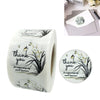 Flower Sticker Envelope Sealing Sticker Thank You Label, Size: 3.8cm / 1.5inch(K-16-38)
