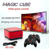 M12 Mini Cube Arcade Game Console HD TV Game Player Support TF Card with Black+Red Controllers 16G