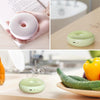Portable Donut Electric Air Purifier Home Car Anion Ozone Deodorizer(Black)