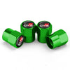 4pcs /Set For GR Metal Car Tire Valve Modification, Color: Green