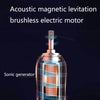 V6 Adult Magnetic Levitation Sonic Household Smart Electric Toothbrush Couple Soft Toothbrush, Style: Wireless Charge Model(Magic Blue)