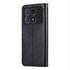 For Redmi K70 Ultra AZNS Sheepskin Texture Flip Leather Phone Case(Black)