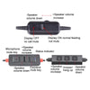 VT200D Double Ears Telephone Headset Operator Headset With Mic,Spec: PC Double Plug