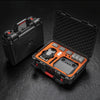 For DJI Mini 4 Pro STARTRC Drone Kit Waterproof ABS Suitcase Storage Box(Black Orange)