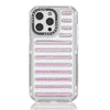 For iPhone 14 Pro Max Capsule Glitter TPU Hybrid PC Airbag Phone Case(Pink)