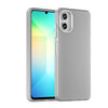 For Samsung Galaxy A06 4G Frosted Translucent TPU Hybrid PC Full Coverage Phone Case(White)