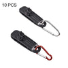 10pcs /Set Outdoor Camping Canopy Windproof Clip Tent Additional Pull Point Plastic Clip Rainproof Tarp Fixing Clip, Color: B Clip + Hook