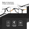 Black Frame Spring Hinge Anti Fatigue & Blue-ray Presbyopic Glasses, +3.50D