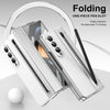For Samsung Galaxy Z Fold3 5G Integrated PC + PU Phone Case with Pen / Pen Box(White)