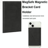 For IPhone 16 / 15 / 14 / 13 Series MagSafe Wallet Three-Fold Card Holder With Stand(Dark Blue)
