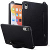 For iPad 10th Gen 10.9 2022 TPU Leather Back Tablet Case with Wristband(Black)