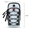 Outdoor Sports Reflective Cell Phone Arm Bag Fitness Portable Mobile Phone Pack(Gray)