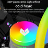 COOLMOON AS360 Magic Diamond Edition Computer Cooler ARGB Water Cooling Light Integrated CPU Radiator(Black)
