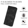 For Samsung Galaxy A26 5G Line Pattern Skin Feel Leather Phone Case(Black)