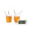 DIY Novel Green Science Potato Digital Clock Educational Kit with 2 inch LCD Screen (Potato NOT Included)(White)