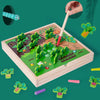 Children Pastoral Plucking Radish Catching Insects Game For Babies Early Education Wooden Toys(Farm)