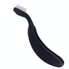 Folding Eyelash Comb Lash Separator Mascara Lift Curl Metal Brush Makeup Tool(Black)