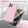 For iPhone 13 Pro Max Nano Lens Cover Liquid Silicone Phone Case(Pink)