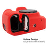 PULUZ Soft Silicone Protective Case for Canon EOS 90D(Red)