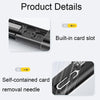 ESSAGER 5 In 1 Multifunctional Data Cable Storage Box PD 60W Portable Fast Charge Data Cable Set(Black)