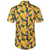 Summer Men 3D Digital Printing Beach Casual Short-sleeved Shirt, Size: L(Banana)