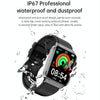 T50 1.85 inch Silicone Band IP67 Waterproof Smart Watch Supports Voice Assistant / Health Monitoring(Black)