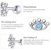 S925 Sterling Silver Eye Of Lightning Women Earrings